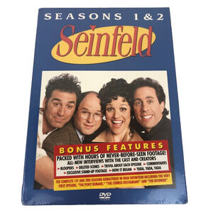 Seinfeld Seasons 1 and 2 DVD Box Set Sony Pictures TV Comedy Series NEW